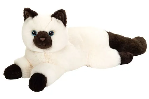 Produktbild Teddy Hermann 91823 Birma-Katze liegend 36 cm, hochwertiges Kuscheltier