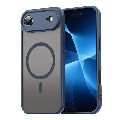 Matte Case Magsafe für iPhone 17 Air Schutzhülle Kratzfest Passgenau Blau