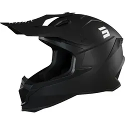 Shot Lite Solid 2.0 Motocross Helm, schwarz, Größe XL für Männer