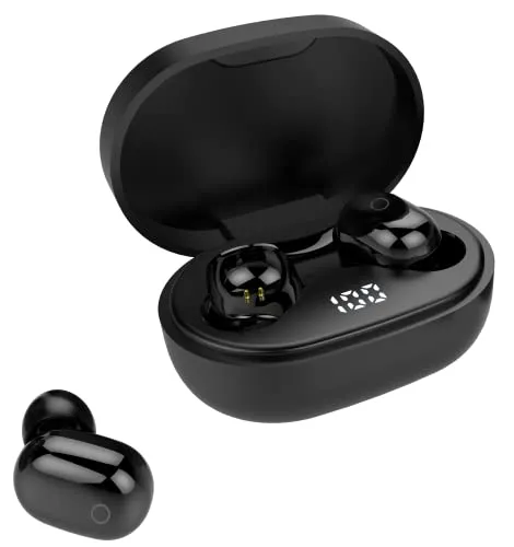 Akai Bluetooth 5.1 Kopfhörer In-Ear Kabellose - Superleicht - Ladecase mit Ladeanzeige - Freisprechfunktion, Fester Halt und Komfort bei Allen Aktivitäten