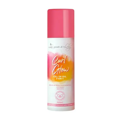 Les Secrets De Loly Curl Glow – Serum Finish Multi-Schutz – Haarpflege – 99 % natürlich – Schutz vor Hitze – 100 ml