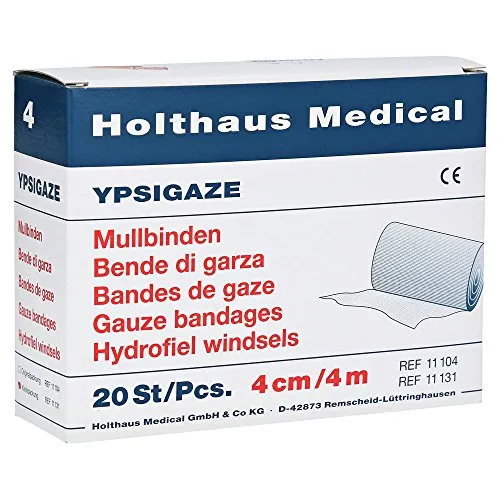 Ypsigaze Mullbinde 4 cmx4 m, 20 St