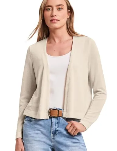 STREET ONE Strickjacke Style QR Nette in beige von Street One