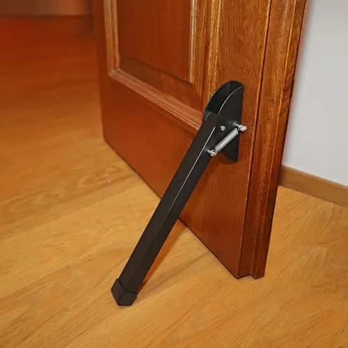 Türfeststeller Torstopper Türstopper Türhalter (Schwarz, 340)