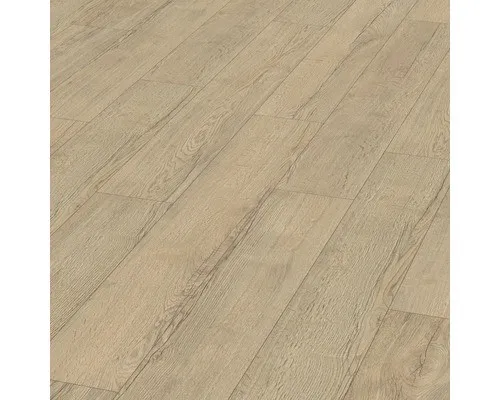 Laminat Nature Sense Elva Eiche natur Landhausdiele 1292 x 193 x 8 mm - Laminatboden in eleganter Eiche-Optik, robust und pflegeleicht, ideal für ein modernes Zuhause.