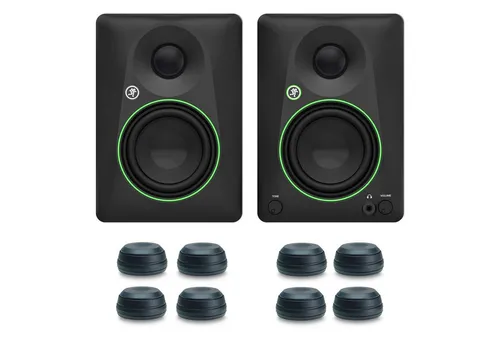 MACKIE Mackie Studio-Monitore CR4.5BT mit Boxenfüße Bluetooth-Lautsprecher (Bluetooth, 50 W, Studio-Monitore)