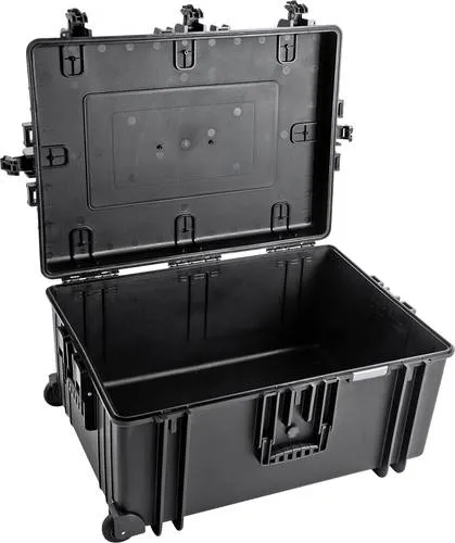 B & W International Outdoor Koffer 157l - Robuster Schutz für Technik - Kameratasche mit 157l Volumen, schlagfestem Polypropylen und Trolley-Funktion für einfachen Transport. Ideal für Technik und Audio-Systeme, wasserdicht und staubdicht.