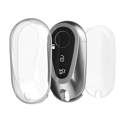 Hülle für Mercedes Benz 3-Tasten Smart Autoschlüssel Autoschlüssel Silikon