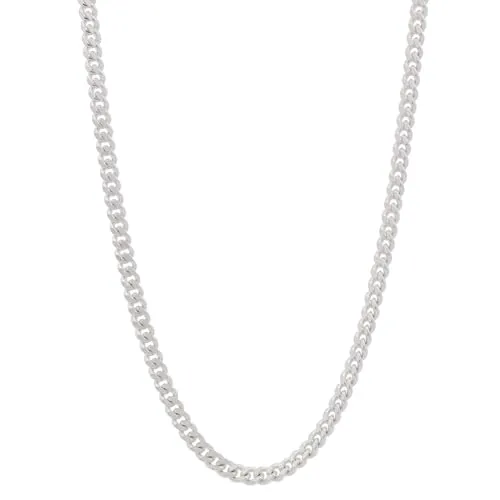 hoplo holzenplotz Silberkette Panzerkette Halskette Breite 1,2 mm echt massiv 925 Silber, Kettenlänge:60 cm Unisex