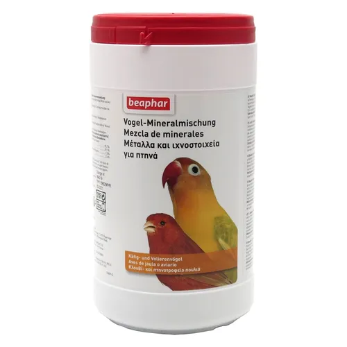 Beaphar Vogelmineralien 1250g - Vogel Mineralmischung - MHD 10/26