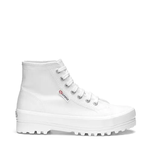 Superga Unisex Erwachsene Sneaker mid 2341 Cotu Alpina - Herren-Sneaker aus strapazierfähigem Baumwollmaterial, ideal für lässige Outfits in der Frühjahr/Sommer Saison.