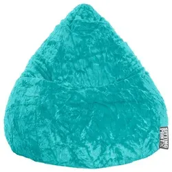 Sitting Point Sitzsack Fluffy Beanbag L blau - Sitzsäcke, komfortabler Fluffy Beanbag in stilvollem Blau, ideal zum Entspannen und Kuscheln.