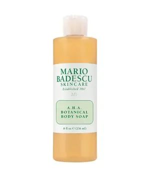 Mario Badescu AHA Botanical Body Soap 236 ml - Duschmittel mit exfolierenden AHA-Ölen für ein sanftes und strahlendes Hautgefühl bei jeder Anwendung.