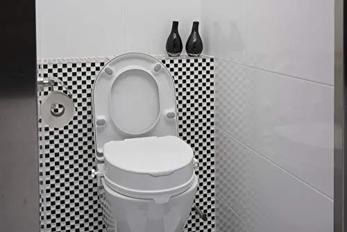 SecuCare toiletverhoger 10 cm met klep