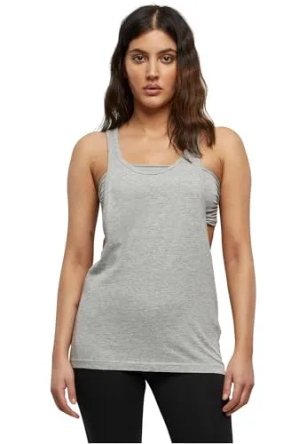 Urban Classics Damen Ladies Loose Tanktop, Grey, M, TB358