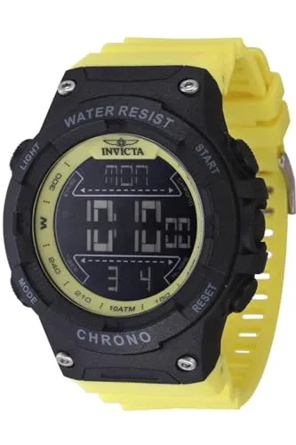 Invicta Herren Digital Quarz Uhr 47527 in gelb von Invicta