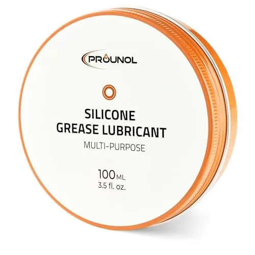 Prounol 100% Silikonfett, nichtleitende Allzweckpaste, wasserfestes HT Gummifett (100 ml) - Kunststoffpflege & Gummipflege