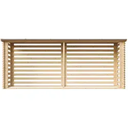 TIMBELA Holz Kaminholzregal M203