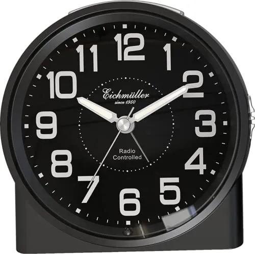 Eichmüller Funkwecker Schwarz 9890-09 in schwarz von Eichmüller since 1950