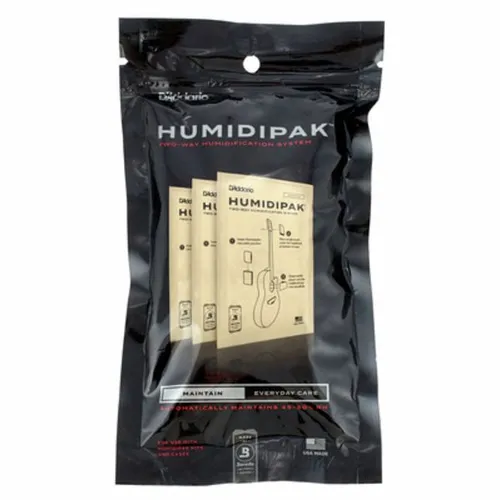 Daddario Maintain 3x Refill Pack - Zubehör für Gitarre & Bass; Hält die optimale Luftfeuchtigkeit von 45–50 % im Instrumentenkoffer für besten Klang und Langlebigkeit.