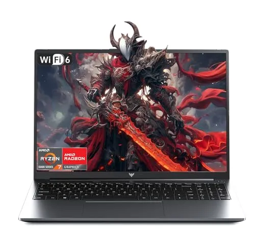 Tivique Gaming Laptop | 15,6 Zoll Notebook | AMD Ryzen 7 7730U | Bis zu 4.5GHz|16GB RAM | 512GB SSD | AMD Radeon | NVMe PCIe 3.0 | WiFi6 | HDMI