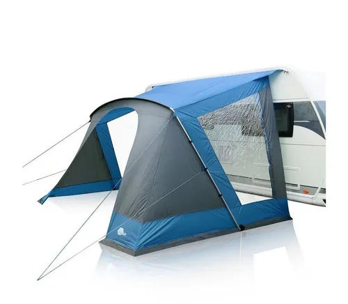 your GEAR Caravan Sonnendach Sharki - 330cm oder 400cm Breite - Universelles Sonnendach für Wohnwagen oder Wohnmobile mit UV 50+ Schutz und 5000mm Wassersäule. Ideal für optimalen Wetterschutz und Sichtschutz durch 2 Panoramafenster.