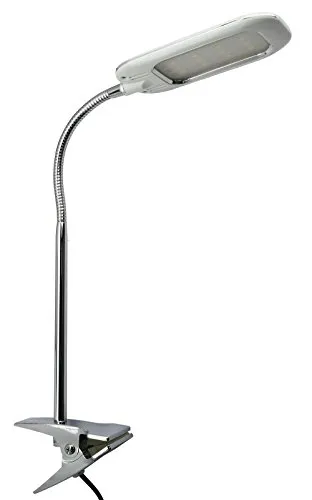 Trango 6616 LED Klemmleuchte / Clip Lampe / Tischleuchte / Leseleuchte - Clip-Light mit 6 Watt 3000K warmweiß LED Modul - Ideal für Kinderzimmer, Nageldesign, Nagelstudio, Kosmetikstudio