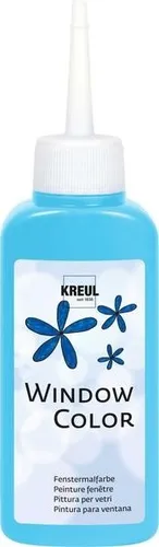 KREUL WINDOW COLOR FENSTERMALFARBE HELLBLAU 80 ml FENSTERFARBE 100ml/4,49€