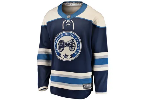 Columbus Blue Jackets Alternate Breakaway Mesh Jersey - 3XL - NHL Breakaway Jersey Trikot in 3XL. Atmungsaktives Material sorgt für hohen Tragekomfort, während die flexible Passform für optimale Bewegungsfreiheit sorgt. Ideal für Fans und Sportler.