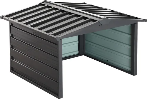 Produktbild Garage für Mähroboter aus Metall, anthrazit