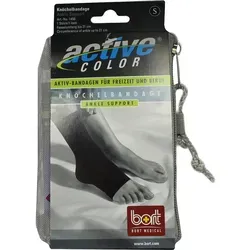 Bort ActiveColor Knöchelbandage S schwarz 1 St