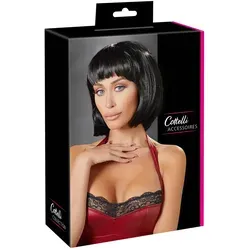 Perücke Bob – schwarz & frech von Cottelli ACCESSOIRES in schwarz von Cottelli ACCESSOIRES