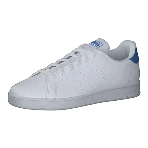 Adidas Advantage K Sneaker - FTWR White Blue Rush Core Black, 36 EU - Sneaker in WMS-Weite M mit praktischem Klettverschluss, ideal für einen bequemen und sicheren Sitz.