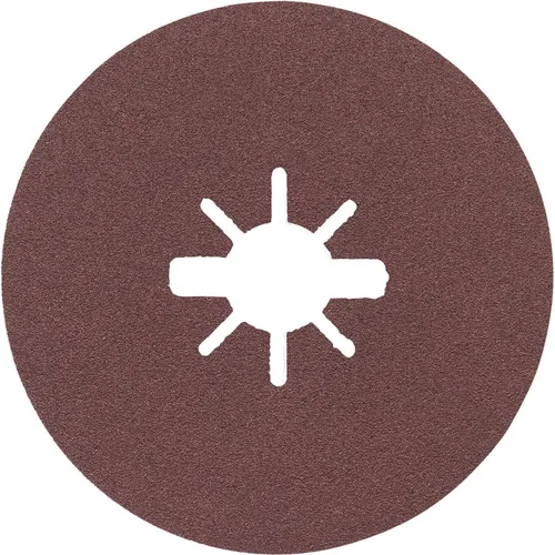 Bosch Professional Zubehör X-LOCK Fiberschleifscheibe, Ø125 mm, K 100, R444, Expert for Metal, 1 Stk. (100) (2608619175)