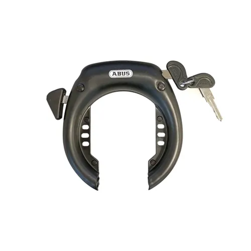 Abus Rahmenschloss Shield™ 5650L NR Black OE - Fahrradschloss mit abziehbarem Schlüssel, bietet hohe Sicherheit und ist ideal für den täglichen Einsatz.