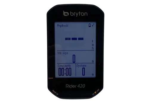 GPS-Fahrradcomputer Bryton Rider 420H 35h Batterielaufzeit