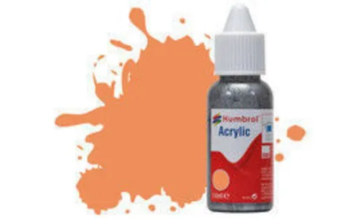 HUMBROL DB0061 PAINT ACRYL TROPFFLASCHE 14ML NO 61 FLESH - MATT