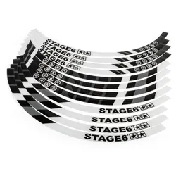 Felgenrandaufkleber Set Motorrad 17