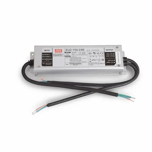 Mean Well ELG-150-24B-3Y LED Netzteil Trafo SNT 24 V/DC/0-6.25 A/ 150W IP67 Transformator für Beleuchtung
