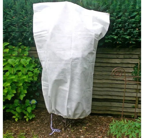 BALOU Winterschutzvlies Winterschutz für Pflanzen, Mit Kordel und Stopper