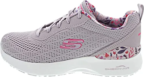 Skechers Damen Skech-AIR Dynamight Sneaker - Lavender Mesh/Multi Trim, 37 EU - Damen-Sneaker mit flexibler Traktions-Laufsohle und stoßdämpfender Zwischensohle, maschinenwaschbar für einfache Pflege.