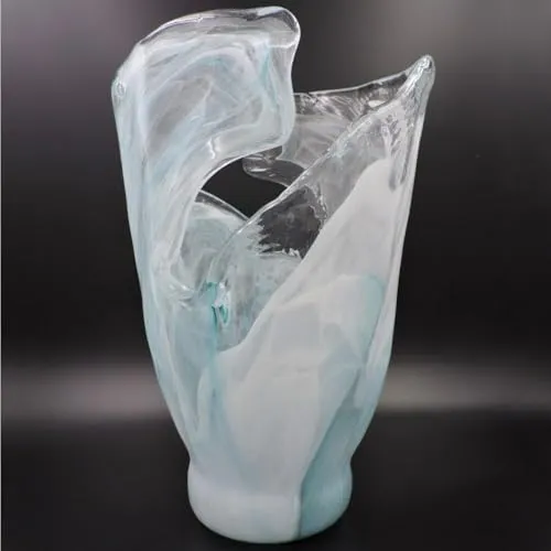 Vaso in Vetro di Murano Azzurro Onda by Tammaro Home in blau von Tammaro Home