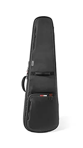 Gator Cases ICON Series Premium-Gigbag für Bassgitarren - Basskoffer & Bass-Cases, hochwertiges Softcase mit TSA-gerechten Reißverschlüssen für maximale Sicherheit und Komfort auf Reisen.