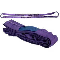 HEDEF HALAT Rundschlinge Hebegurt Hebeschlinge 1t/ 1000kg 1-10 Meter SF: 7/1 DIN Hebeband, Rundschlingen Bandschlinge Hebegurt 1 Meter (umfang 2 m) 1 m