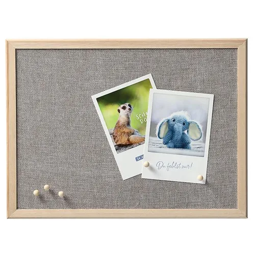 Pinnwand aus Leinen und Kiefernholz 40 x 60 cm von keine Angabe