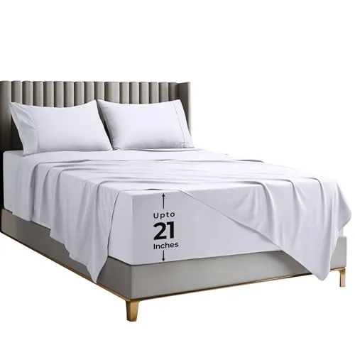 Utopia Bedding 6-teiliges Bettlaken-Set