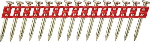 DEWALT XH-Nägel 48x3,0mm - 510 Stück für Akku-Betonnagler - Coilnagler: Verzinkte Nägel für Innen- und Außenanwendungen, ideal für Beton und Stahl, passend für DEWALT DCN890, 510 Stück auf Kunststoffstreifen.