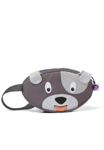 Affenzahn kleine Tasche Hund Bauchtasche Grau AFZ-HIP-001-026 - Gürteltaschen aus 50% recycelten PET-Flaschen, wasser- und schmutzabweisend – ideal für umweltbewusste Abenteuer!