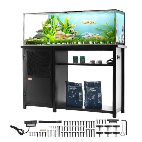 VEVOR Aquariumständer 75 Gal - Robuster Fischtänder aus Stahl - Aquarienständer für 75 Gal, max. Tragfähigkeit von 284 kg, ideal für große Aquarien und sicheres Fischen.