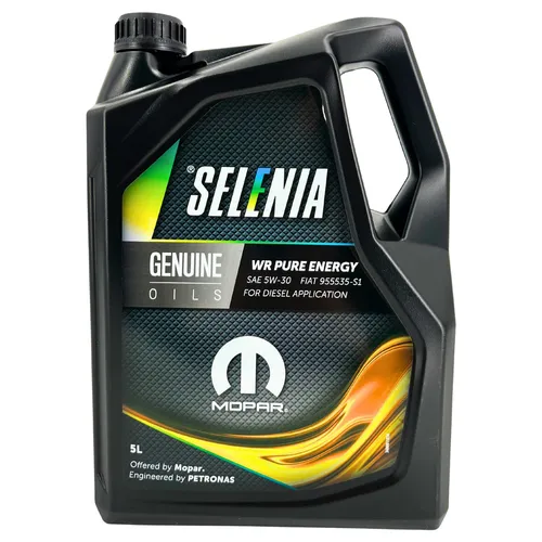 Selenia WR Pure Energy 5W-30 5 Liter - Hochleistungsmotoröl - Motoröl für optimale Leistung, ACEA C2 zertifiziert und ideal für moderne Kraftfahrzeuge mit HC-Synthese-Technologie.